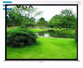 Màn Chiếu Treo Tường 70 INCH Tự Cuốn E-VGA - Mã M70D, TL 1:1