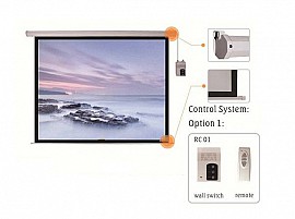 MÀN CHIẾU ĐIỆN 70 INCH WUXILEXIN - MÃ ES7070M, TL 1:1