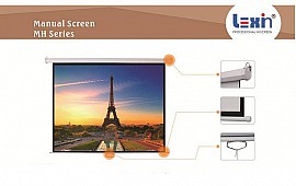 MÀN CHIẾU TREO TƯỜNG 60 INCH WUXI LEXIN - MH6060M, TL 1:1